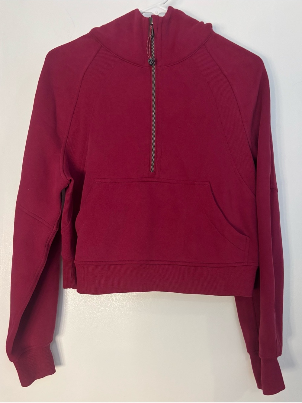 lululemon athletica Half-Zip Pullover Hoodie - Burgundy